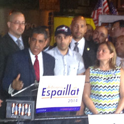 Espaillat, with City Council Speaker Melissa Mark-Viverito, refuses to concede in Hamilton Heights