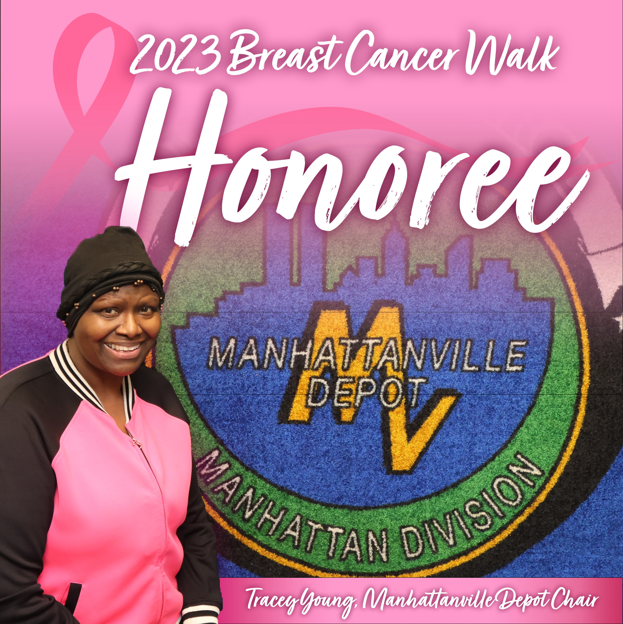 Manhattanville Depot Chair Tracey Young to be Honored at Cancer Society  Walk